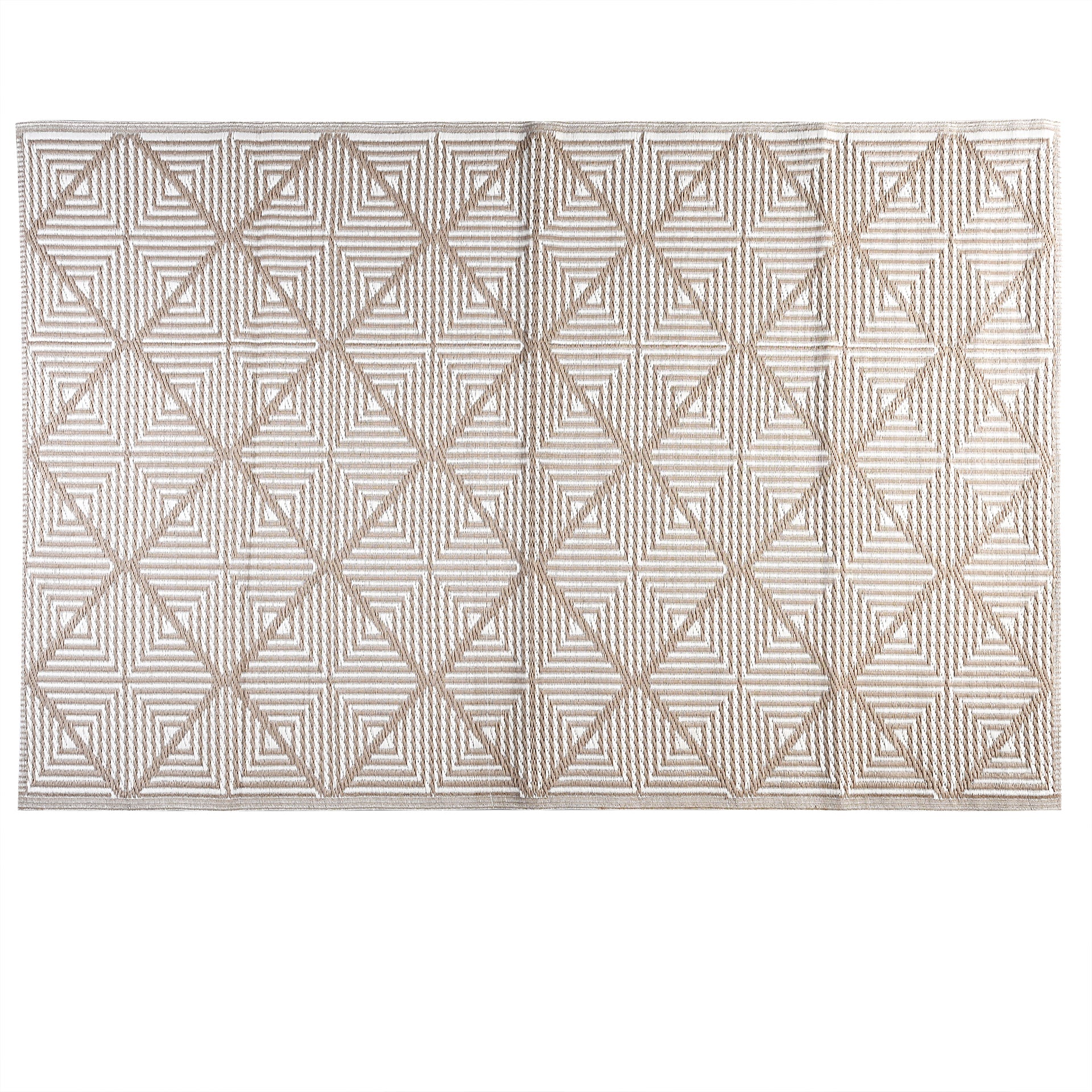 Livmore Indoor/Outdoor Rug 440 Gsm Mat (Size 120x180 Cm) - Beige V32533861 0