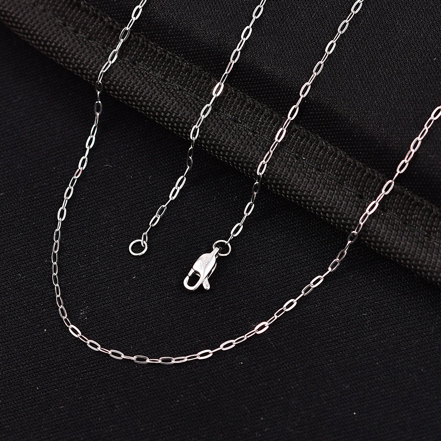 Rhapsody 950 Platinum Paper Clip Necklace  (Size - 20), Platinum Wt. 2.50 Gms 8486203 1