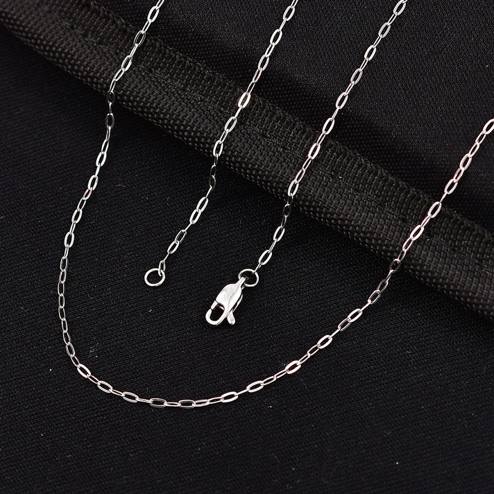 Rhapsody 950 Platinum Paper Clip Necklace  (Size - 20), Platinum Wt. 2.50 Gms 8486203 2