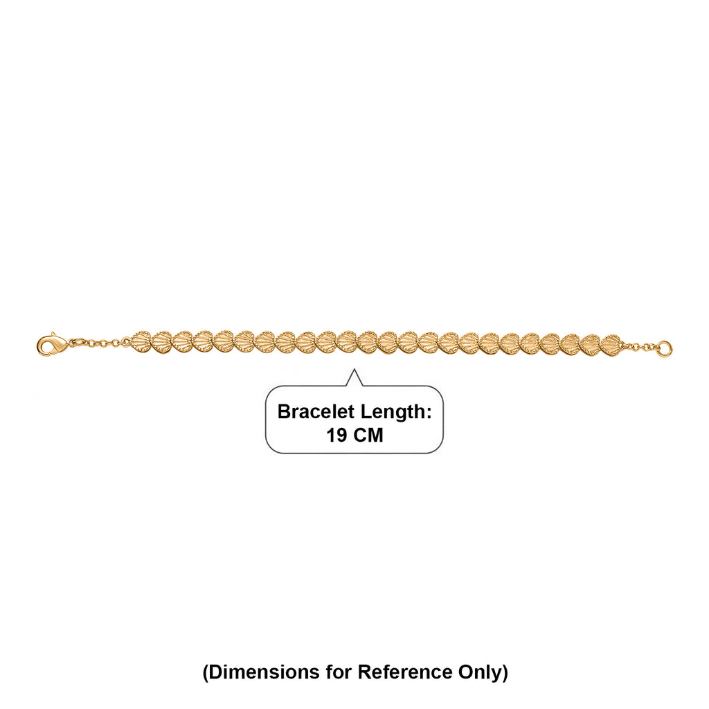 EverTrue Bronzella Collection - Motif Linked Bracelet (Size - 7.5) in 18K Yellow Gold Plating_8486297_4