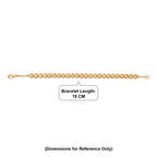 EverTrue Bronzella Collection - Motif Linked Bracelet (Size - 7.5) in 18K Yellow Gold Plating_8486297_4