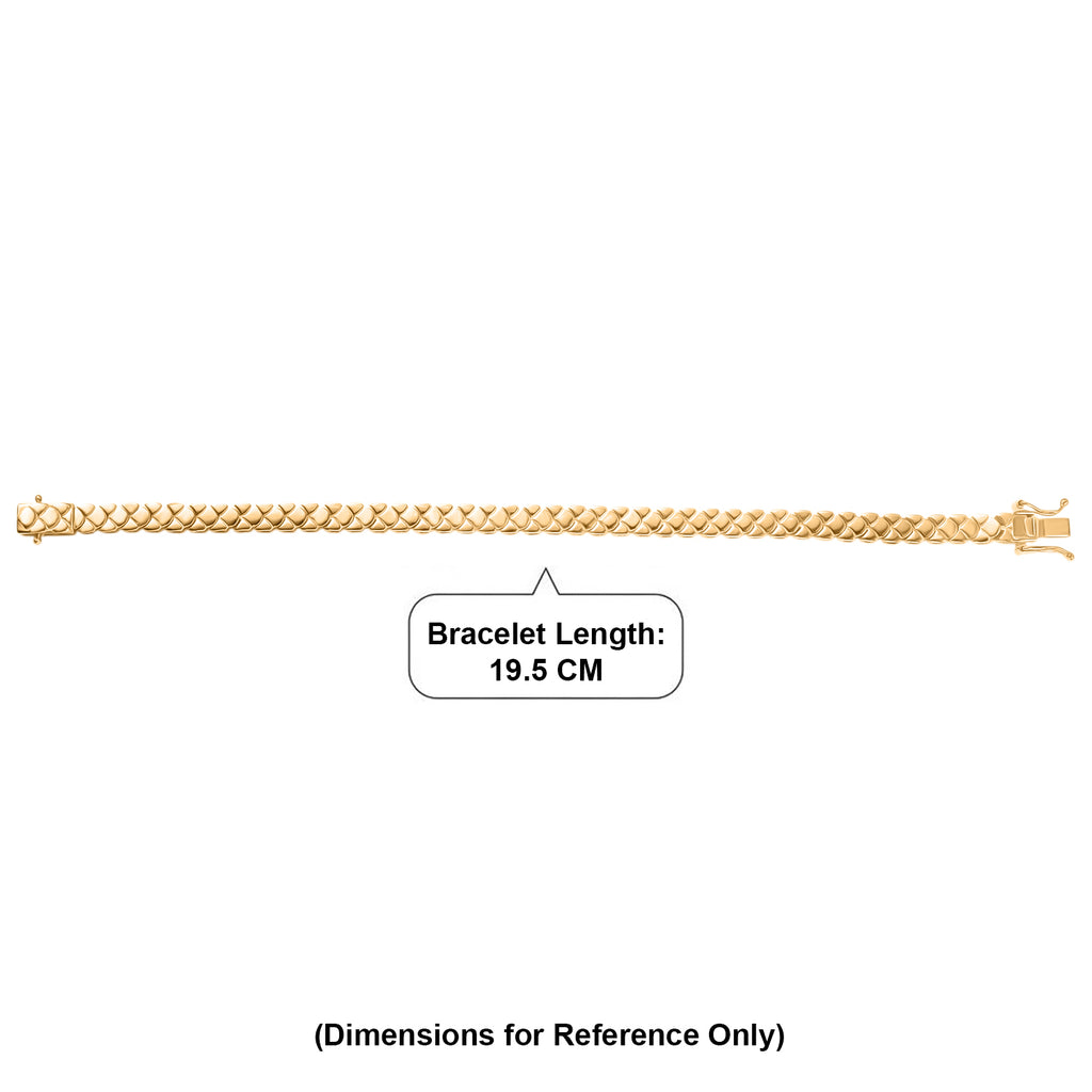 EverTrue Bronzella Collection - Fancy Linked Bracelet (Size - 7.5) in 18K Yellow Gold Plating_8486298_4