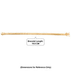 EverTrue Bronzella Collection - Fancy Linked Bracelet (Size - 7.5) in 18K Yellow Gold Plating_8486298_4