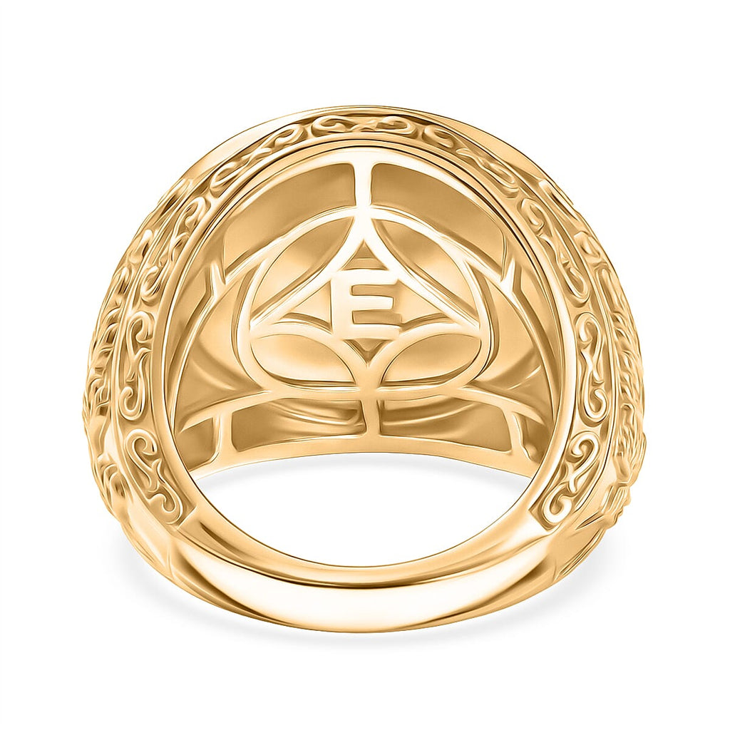 EverTrue Bronzella Collection - Royal Filigree Dome Ring in 18K Yellow Gold Plating_8486436_4
