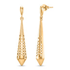 EverTrue Bronzella Collection - Dangling Earring with Push Back in 18K Gold Plating_8486450