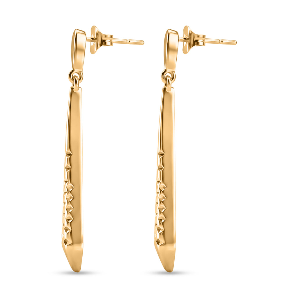 EverTrue Bronzella Collection - Dangling Earring with Push Back in 18K Gold Plating_8486450_3