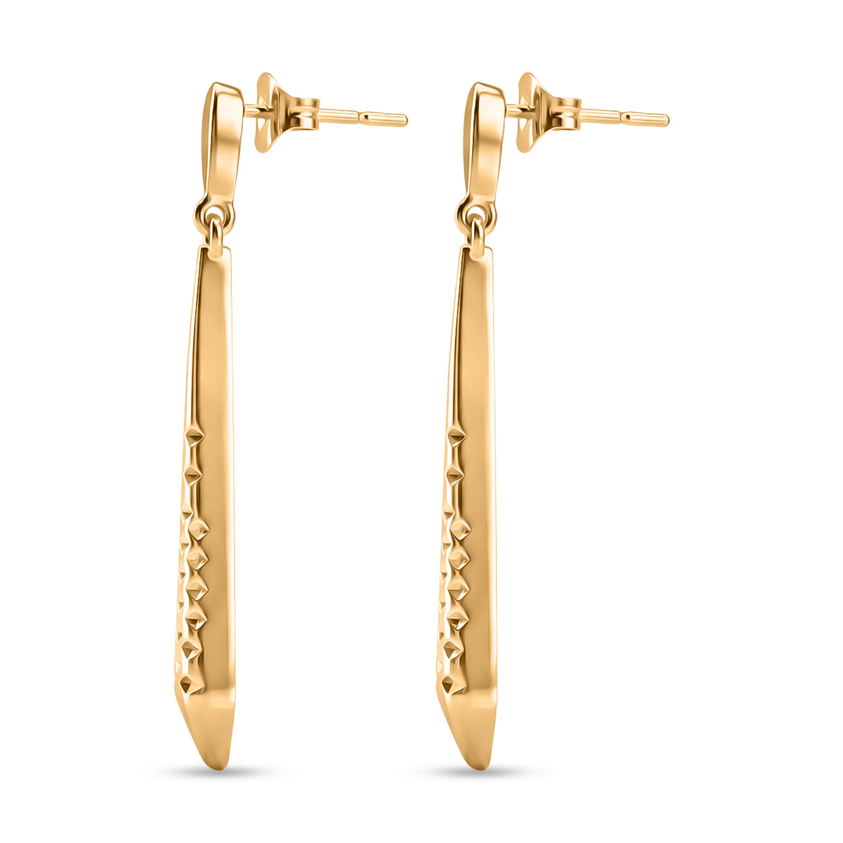 EverTrue Bronzella Collection - Dangling Earring with Push Back in 18K Gold Plating V32534901 4