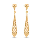EverTrue Bronzella Collection - Dangling Earring with Push Back in 18K Gold Plating_8486450_4