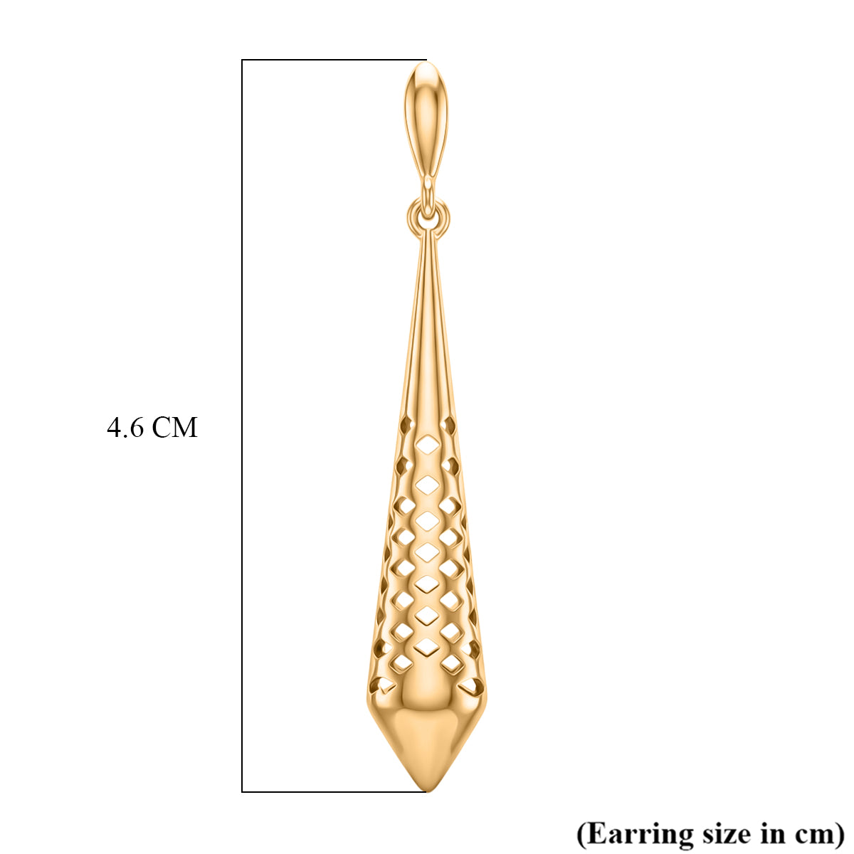 EverTrue Bronzella Collection - Dangling Earring with Push Back in 18K Gold Plating V32534901 6