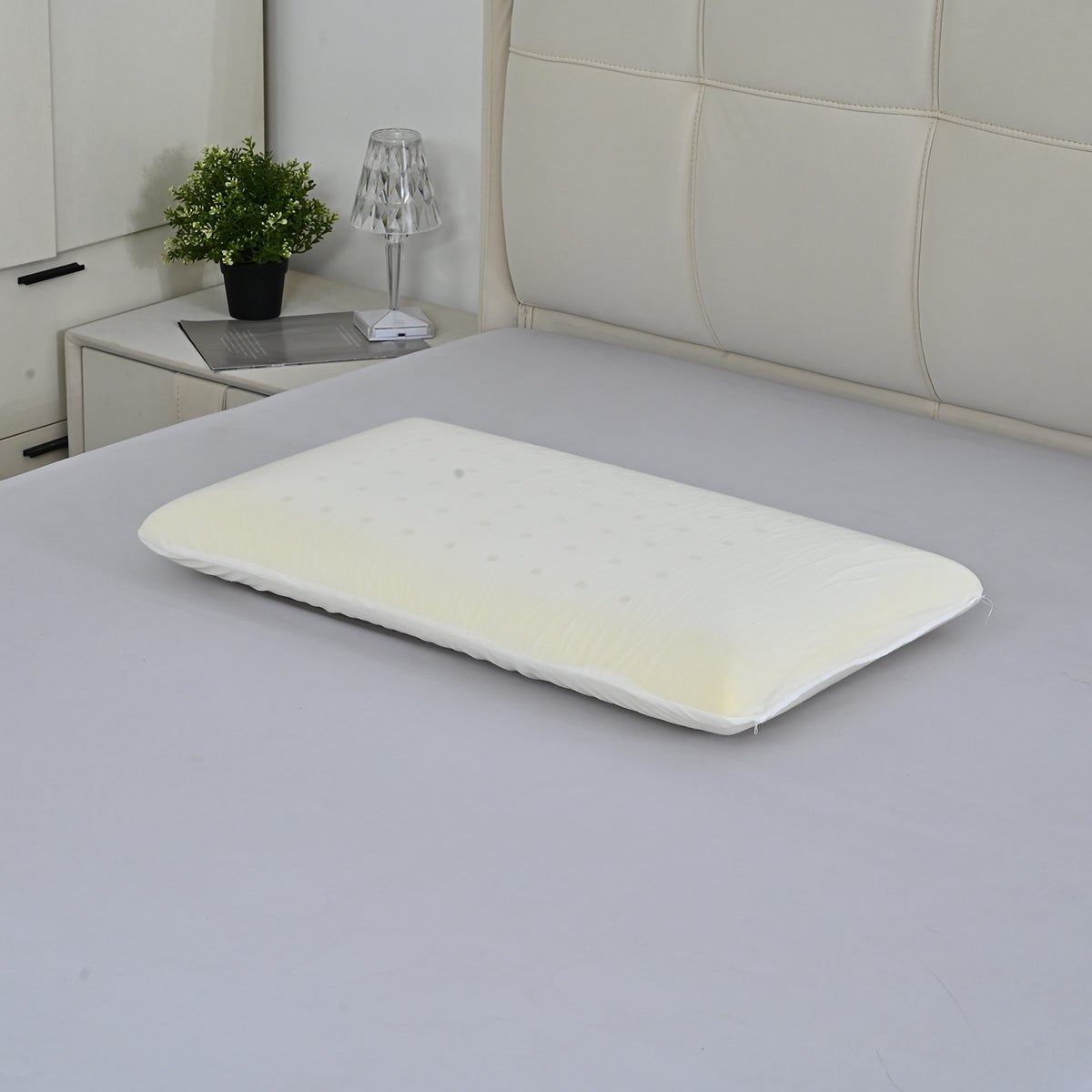 Memory Foam Aroma Lavender Infused Pillow - Breathable - Aroma Lasts 2-4 Months (Size 70x40x10 cm) - White V32528518 3