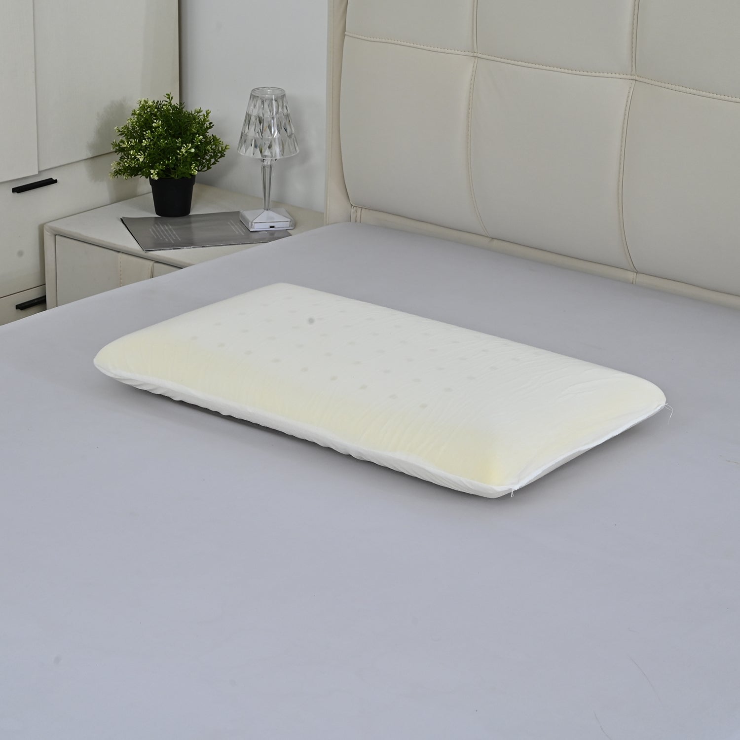 Memory Foam Aroma Lavender Infused Pillow - Breathable - Aroma Lasts 2-4 Months (Size 70x40x10 cm) - White V32528518 3