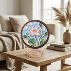 Golden Lottery Lotus DIY Photo Frame Painting Set_8486758_1