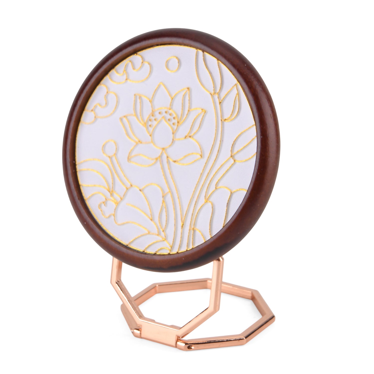Golden Lottery Lotus DIY Photo Frame Painting Set V32527096 5