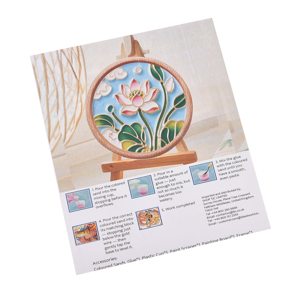 Golden Lottery Lotus DIY Photo Frame Painting Set_8486758_8