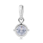 Luxuriant 9K White Gold SI/GH Lab Grown Diamond Solitaire Pendant 0.50 Ct_8493533_4