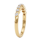 Luxuriant SI-G/H Lab Grown Diamond Half Eternity Band Ring in 18K Vermeil Yellow Gold Plated Sterling Silver 0.25 Ct._8493546_3