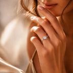 Luxuriant - Lab Grown Diamond (SI/G-H) Bypass Cluster Ring in Platinum Overlay Sterling Silver 0.25 Ct._8493975_2