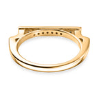 Luxuriant SI-G/H Lab Grown Diamond Horizontal Bar Ring in 18K Vermeil Yellow Gold Plated Sterling Silver_8495703_4