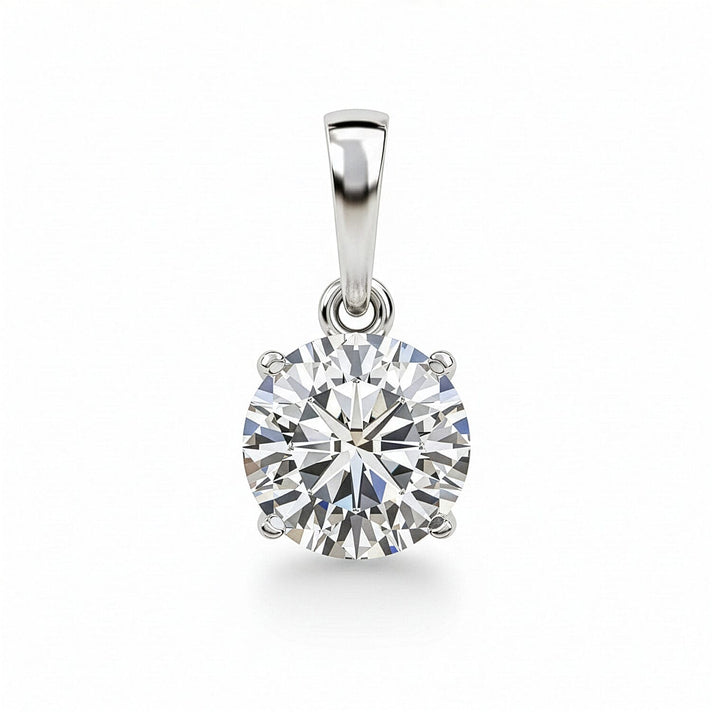 1 Ct. Internally Flawless D Colour Lab Grown Diamond Pendant in 950 Platinum, IGI Certified 8497798 1