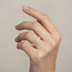 Luxuriant SI/GH Lab Grown Diamond Band Ring in 18K Vermeil Yellow Gold Plated Sterling Silver 0.50 Cts_8497963_2