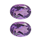 Set Of 2 African Amethyst Oval Cut Cut 7X5 mm Gemstone, 1.49 Ct_8498163