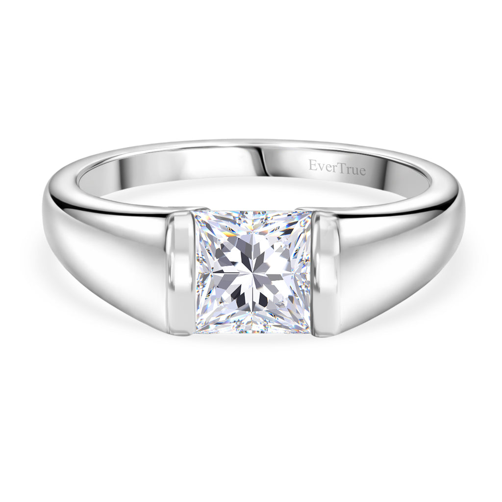 EverTrue - White Cubic Zirconia Solitaire Band Ring 1.80 Ct._8498375