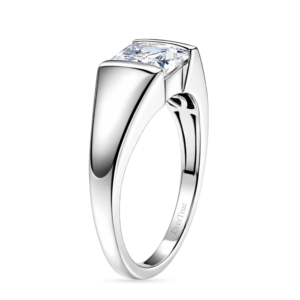 EverTrue - White Cubic Zirconia Solitaire Band Ring 1.80 Ct._8498380_3