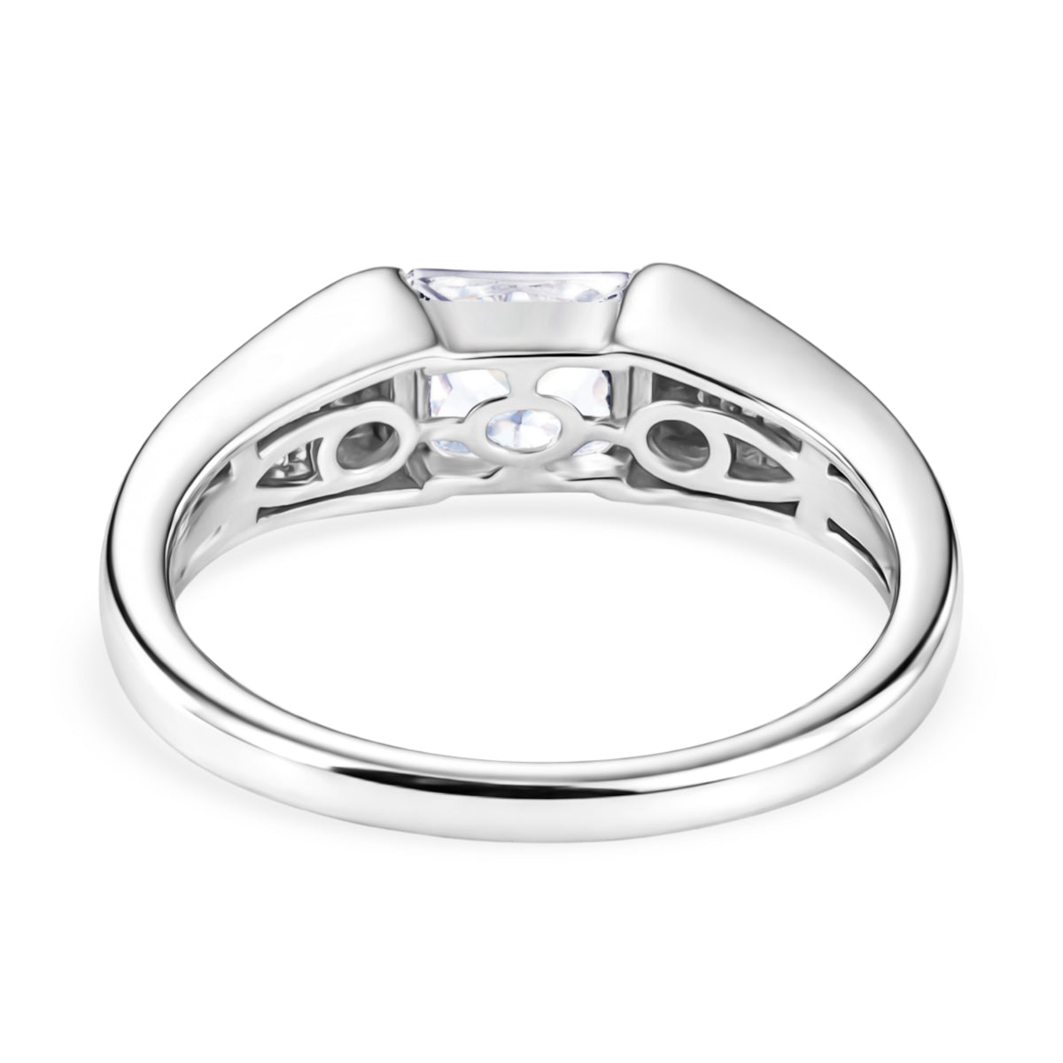 EverTrue - White Cubic Zirconia Solitaire Band Ring 1.80 Ct. V32517956 5