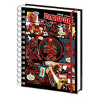 Marvel Deadpool Here Comes Deadpool A5 Notebook - Red_8498901