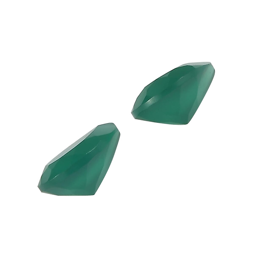 Set Of 2 Green Onyx Pear 7X5 mm Gemstone, 1.18 Ct_8499241_1