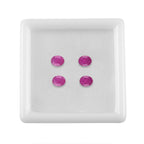 Set Of 4 Raipur Ruby Oval Cut Cut 5X4 mm Gemstone, 1.93 Ct_8499385_2