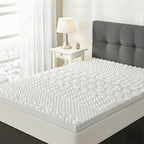 LIVMORE 7 Zone 4cm Deep Memory Foam Lavander Infused Mattress Topper (Double Size 150x4 cm)_8499805