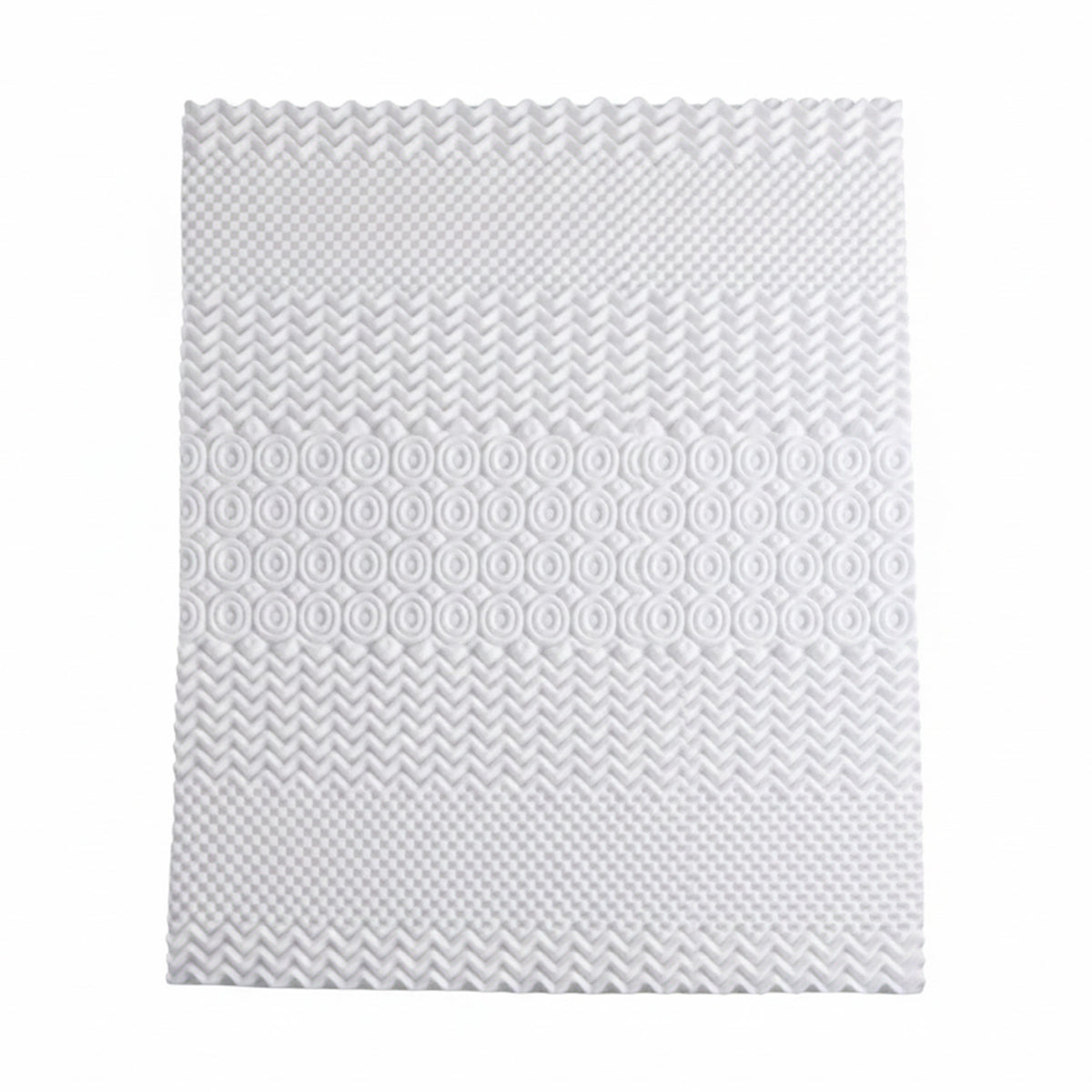 LIVMORE 7 Zone 4cm Deep Memory Foam Lavander Infused Mattress Topper (Double size 135*190) V32717879 4
