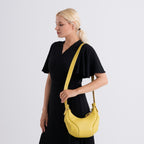 Genuine Leather 2-in-1 Slouchy Crescent Hobo & Convertible Crossbody Shoulder Bag - Yellow_8499861_2
