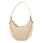 Genuine Leather 2-in-1 Slouchy Crescent Hobo & Convertible Crossbody Shoulder Bag - Off White_8499863_5