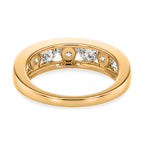 Luxuriant 9K Yellow Gold SGL Certified VS/EF Lab Grown Diamond Band Ring 2.00 Ct, Gold Wt. 3.60 Gms_8500034_4