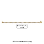 EverTrue - White Diamond Tennis Bracelet (Size - 7.5) with GB Lock Box in Yellow Gold Tone_8500301_6