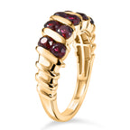 D'Joy Rhodolite Garnet Ring in Yellow Gold Plated Sterling Silver  1.81 Ct._8500447_5