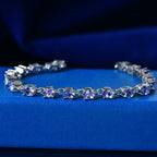 EverTrue - Tanzanite Tennis Bracelet (Size - 7+2 Ext) with GB Lock Box 3.20 Ct._8500695_2