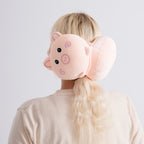 2-in-1 Pig Pattern Eye Mask & Neck Pillow Duo - Peach_8500957_1