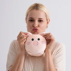 2-in-1 Pig Pattern Eye Mask & Neck Pillow Duo - Peach_8500957_2