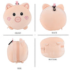 2-in-1 Pig Pattern Eye Mask & Neck Pillow Duo - Peach_8500957_3