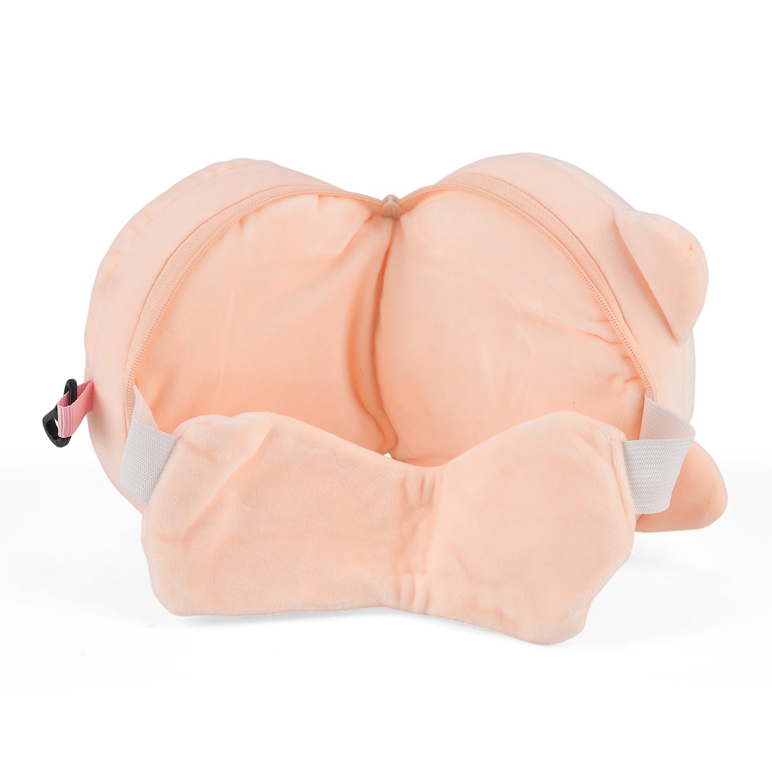 2-in-1 Pig Pattern Eye Mask &amp; Neck Pillow Duo - Peach V32359396 5