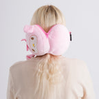 2-in-1 Rabit Pattern Eye Mask & Neck Pillow Duo - Pink_8500989_1