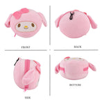 2-in-1 Rabit Pattern Eye Mask & Neck Pillow Duo - Pink_8500989_3