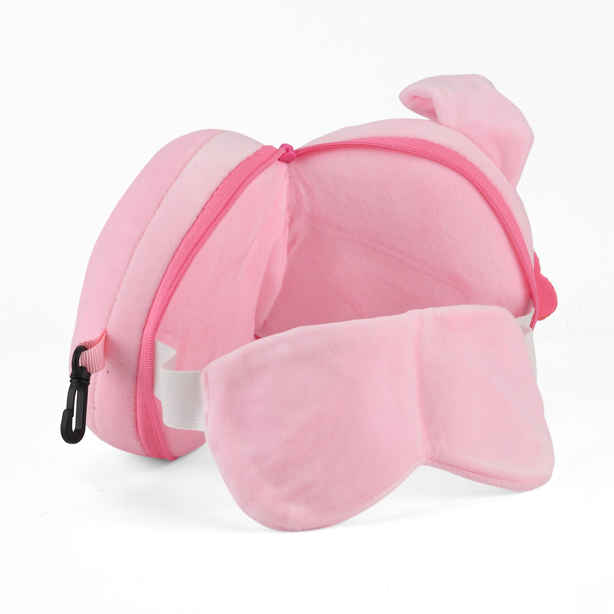 2-in-1 Rabit Pattern Eye Mask &amp; Neck Pillow Duo - Pink V32699877 6