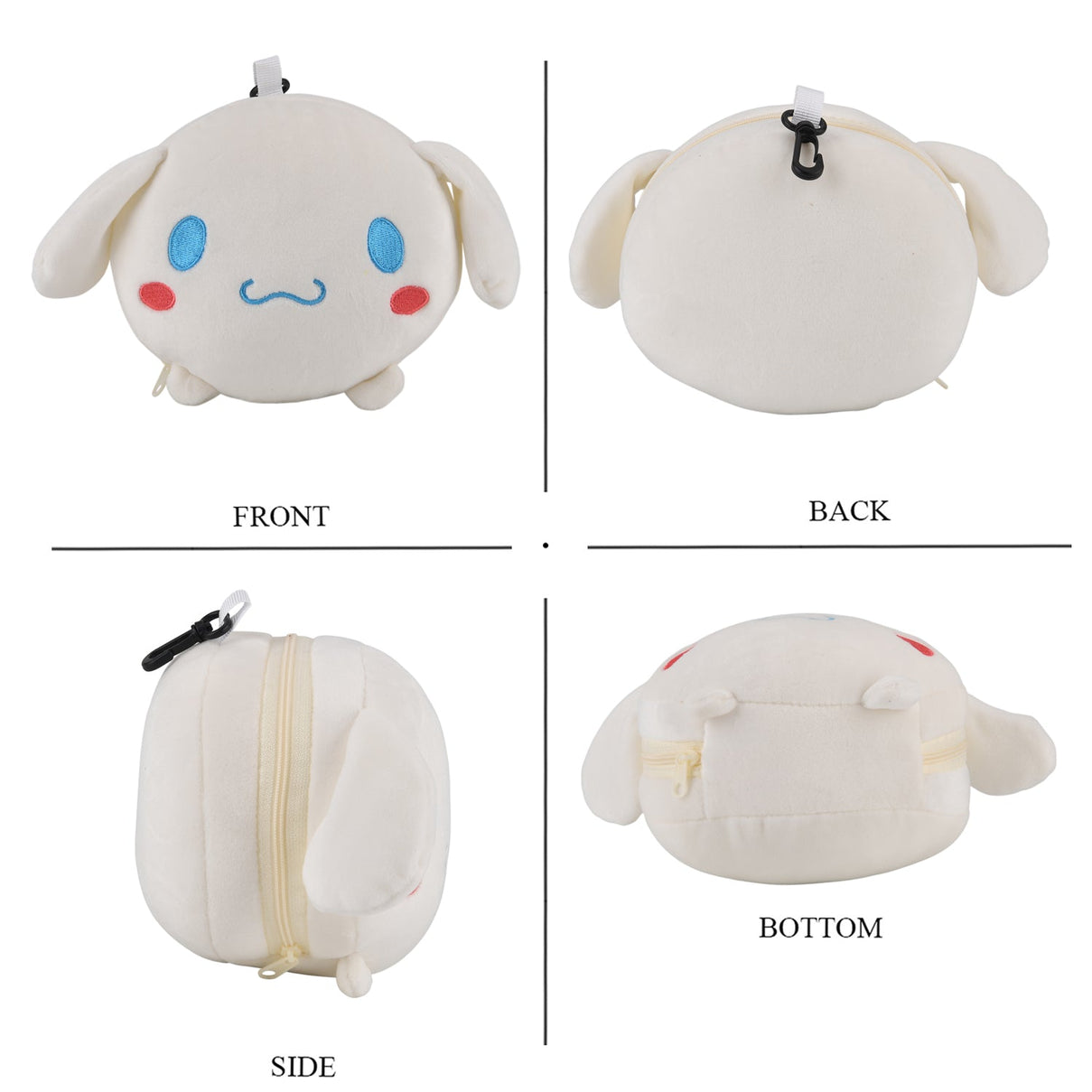 2-in-1 Dog Pattern Eye Mask &amp; Neck Pillow Duo - White V32359208 4