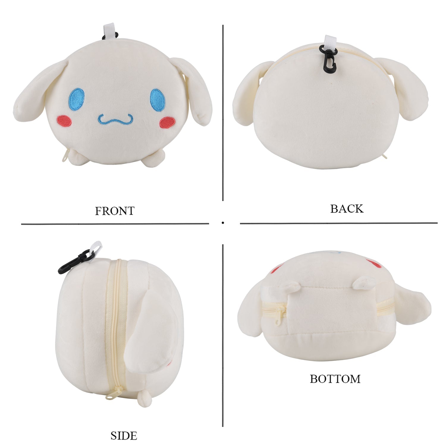 2-in-1 Dog Pattern Eye Mask &amp; Neck Pillow Duo - White V32359208 4