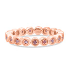 D'Joy Natural Pink Diamond Full Eternity Ring in 18K Vermeil Rose Gold Plated Sterling Silver 0.27 Ct._8501338_4