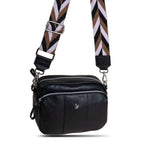 Assots 'Kew' Soft Nappa Genuine Leather Crossbody Bag - Black_8501582